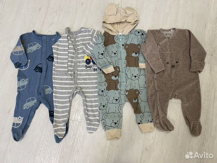 Вещи пакетом на мальчика 68 74