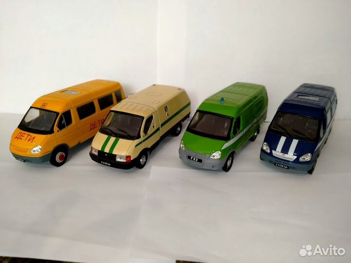 Модели 1:43 Газель одним лотом