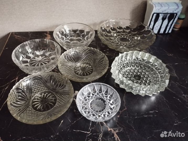 Хрустальная посуда СССР