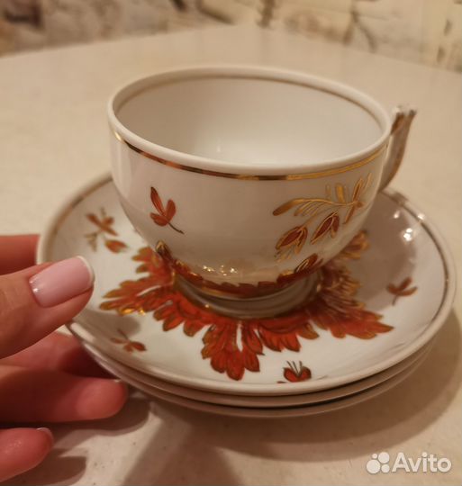 Чашка с блюдцем СССР