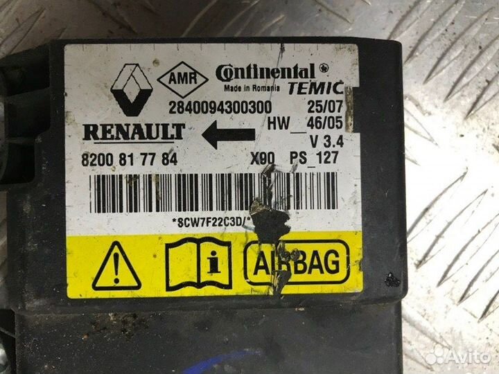 Блок управления AIR BAG Renault Logan 1 2008-2014