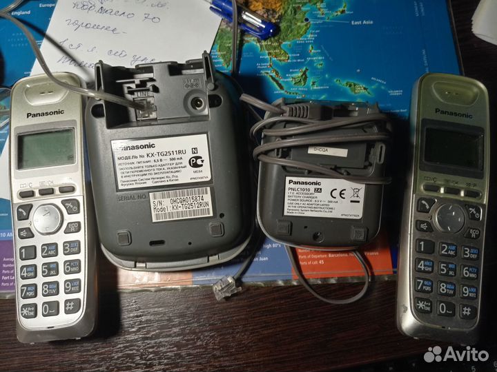 Panasonic KX-TG2511RU+трубка Panasonic pncl1010