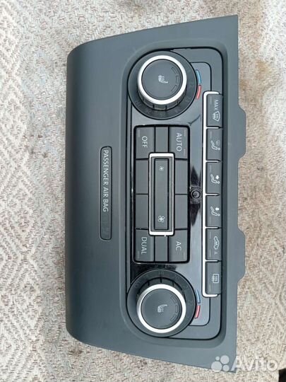 Блок управления климатом volkswagen golf 6