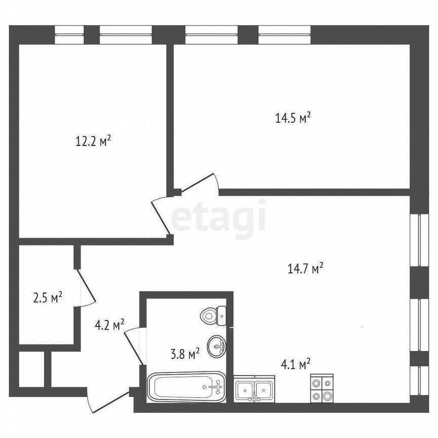 3-к. квартира, 56 м², 21/30 эт.