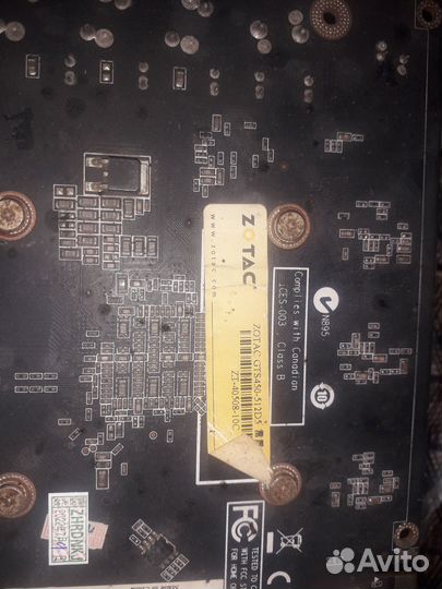 Видеокарта GeForce GTS 450 512MB 128bit gddr5 DVI