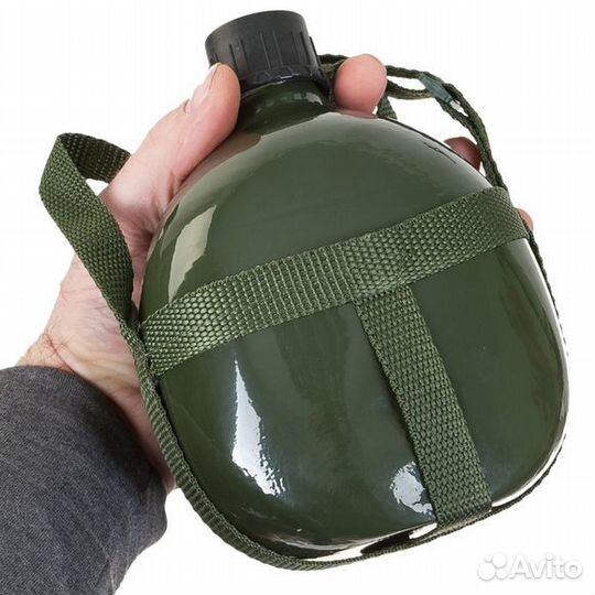 Армейская алюминиевая фляжка 1,5 л