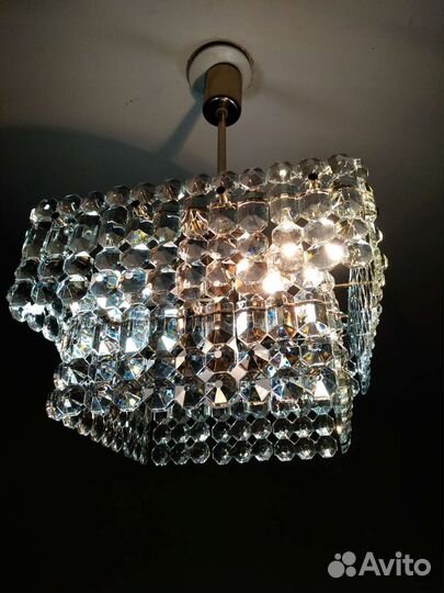 Люстра потолочная хрустальная СССР
