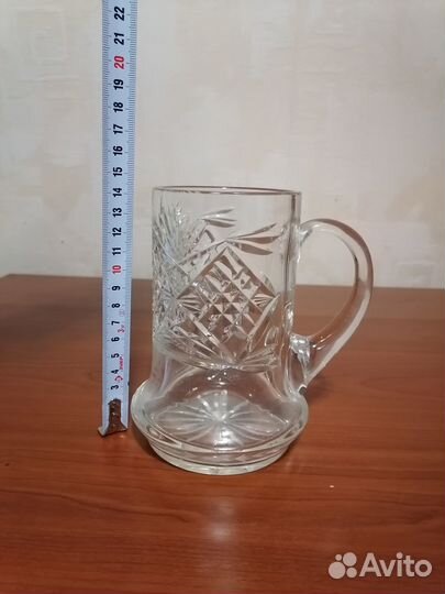 Хрустальная пивная кружка СССР