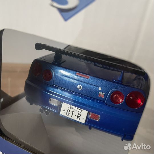 Модель Nissan Skyline GT-R R34 Solido 1:18