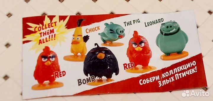 Энгри бердс Angry Birds Свит бокс Чупа чупс