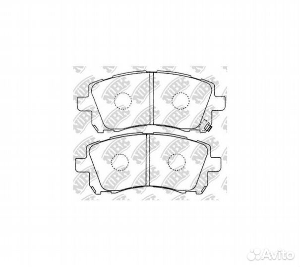 Колодки тормозные передние