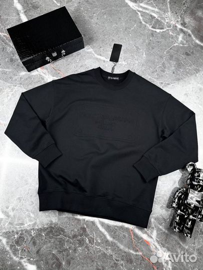 Свитшот Dolce Gabbana мужской черный кофта