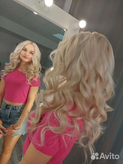 Прически локоны макияж