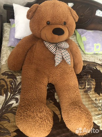 Большая мягкая игрушка медведь