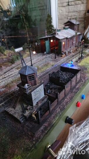 Макет железной дороги HO Депо