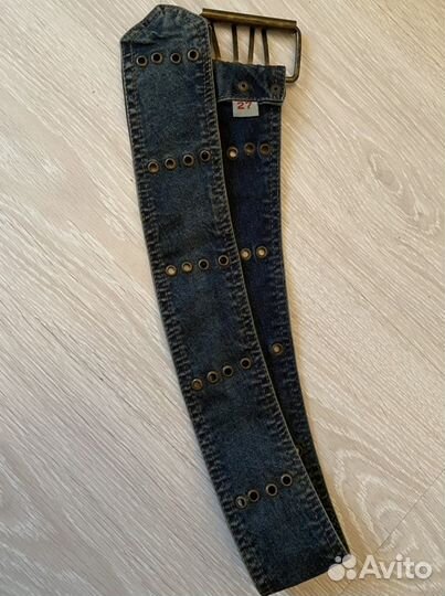 Ремень винтаж джинсовый оригинал