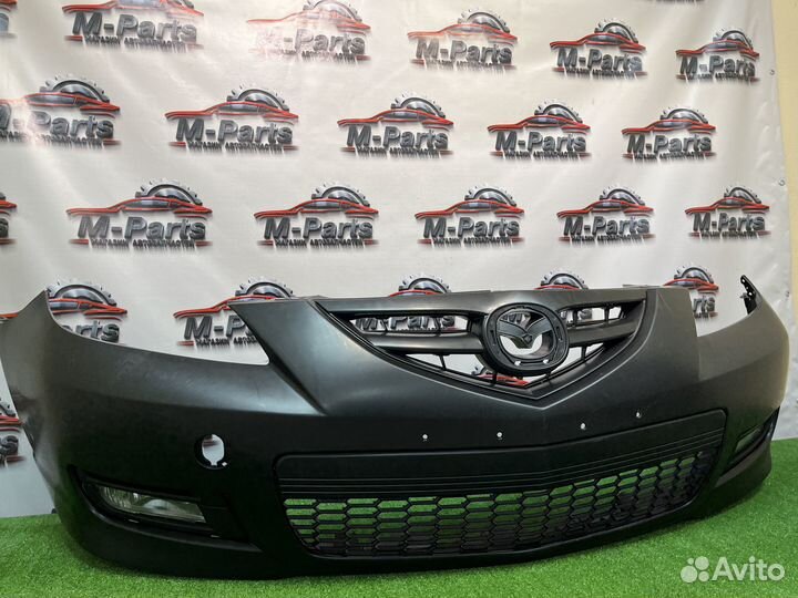 Бампер передний на mazda 3 bk 06-09 sport