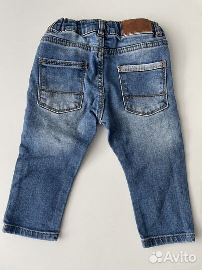 Джинсы Zara 9-12 мес 80 см
