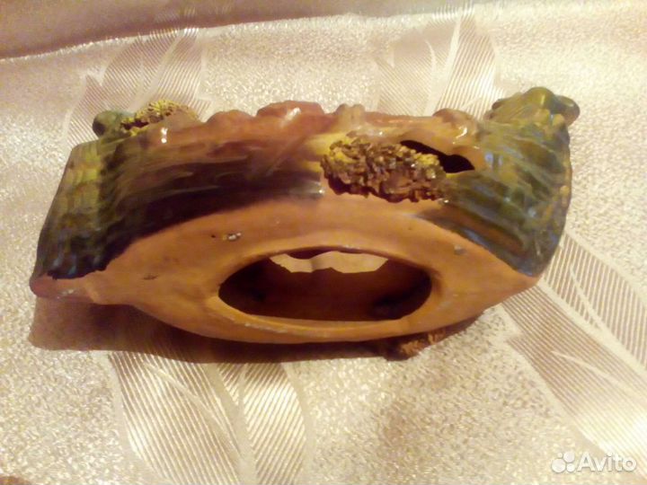 Грот корабль для аквариума керамика