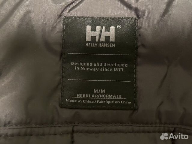 Парка мужская зимняя helly-hansen черная