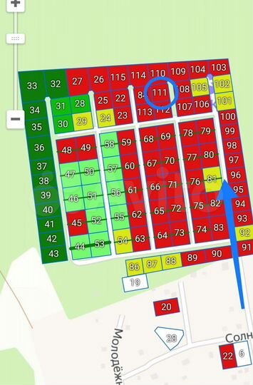 Участок 12,9 сот. (СНТ, ДНП)
