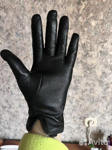 Перчатки женские кожаные