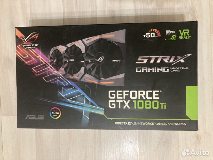 Видеокарта geforce gtx 1080 ti asus