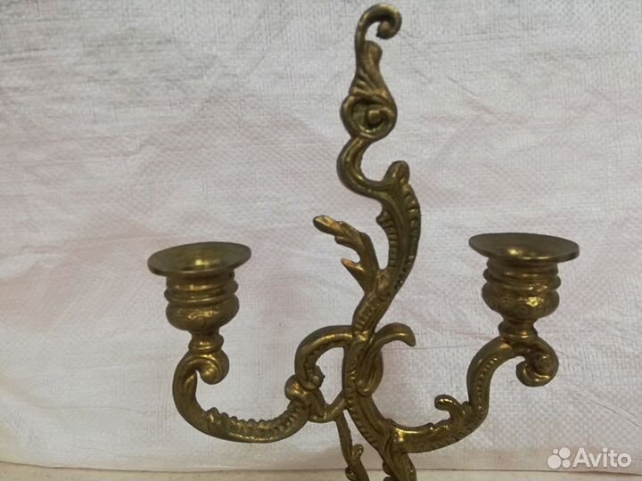 Подсвечник СССР бронзовый