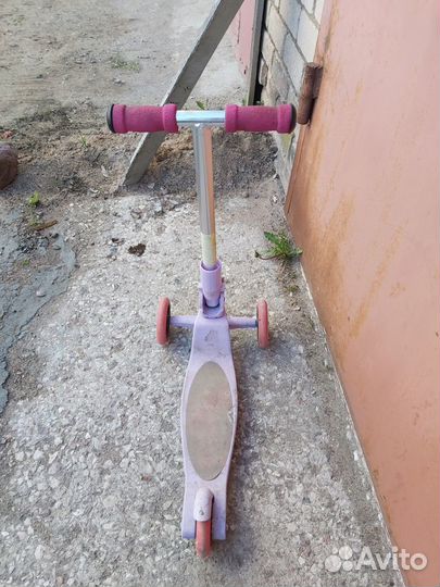 Самокат детский трехколесный бу