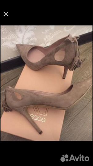 Туфли лодочки, бежевые, новые