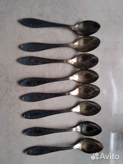 Кофейные ложки мельхиор СССР