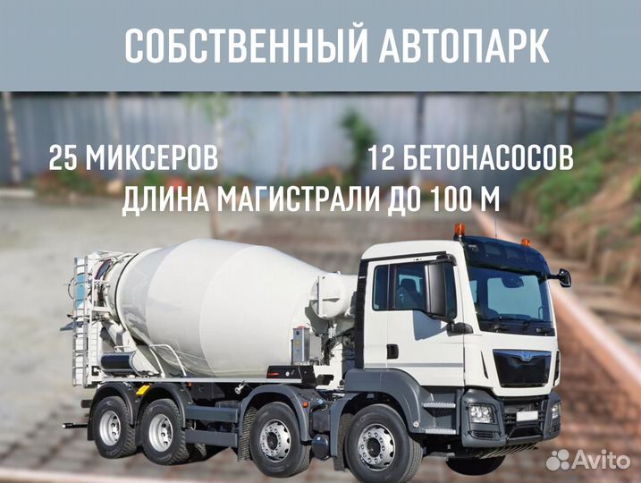 Бетон доставка
