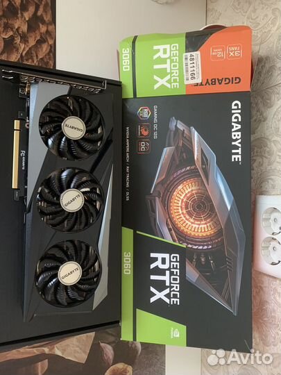 Gigabyte geforce RTX 3060 gaming OC(LHR) 12GB