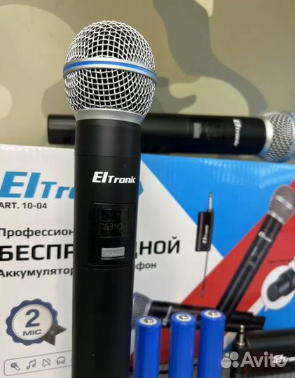 Микрофоны беспроводные 2 шт ElTronic