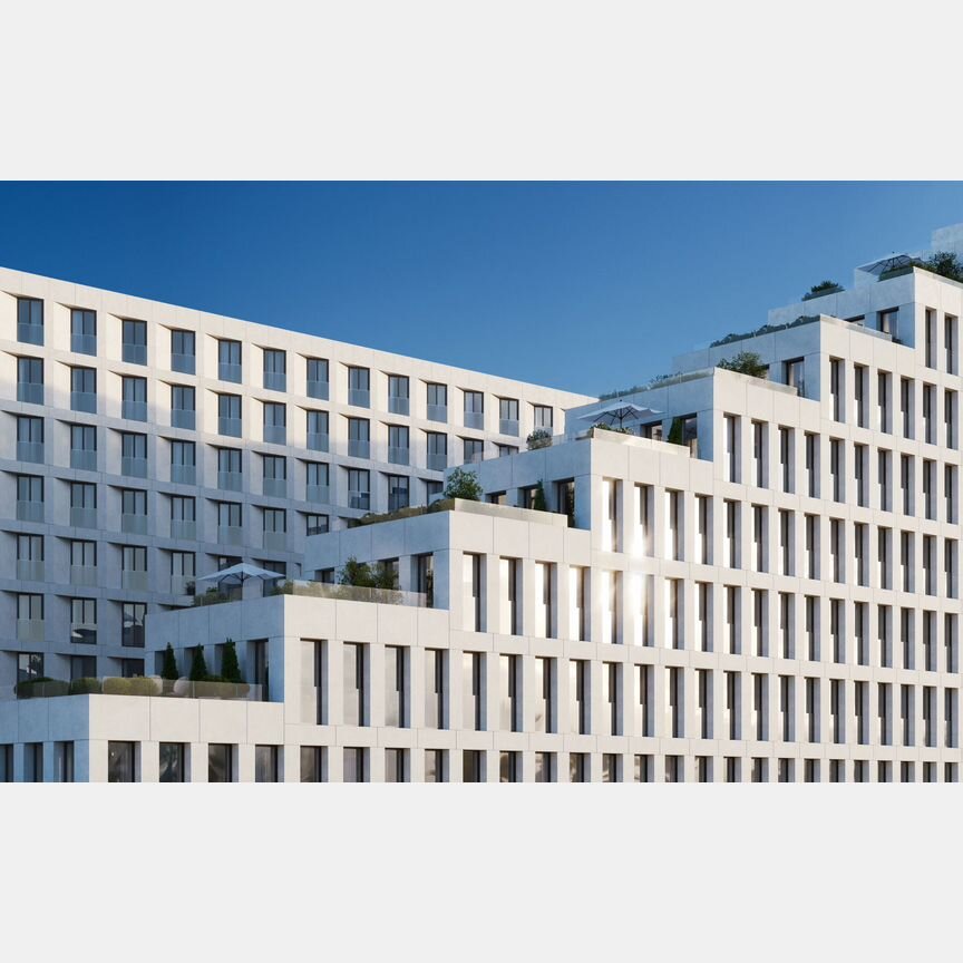 1-к. апартаменты, 45,6 м², 2/16 эт.