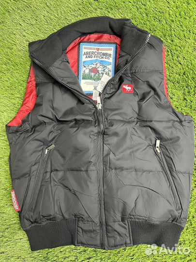 Жилетка пузовик винтаж Abercrombie & Fitch S M L