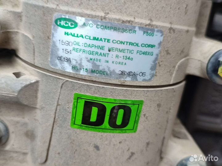Компрессор кондиционера hyundai accent