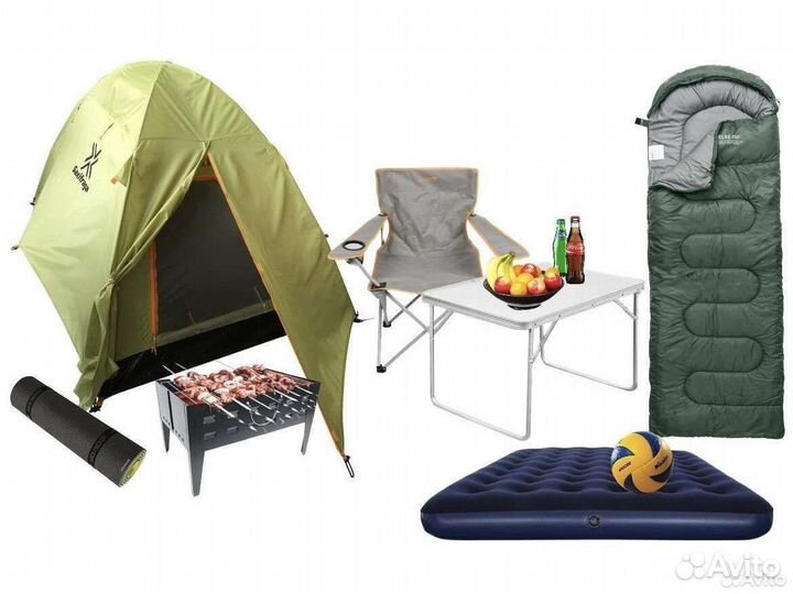 Прокат палаток, туристического снаряжения