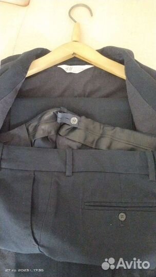 Костюм (школьная форма) H&M синий для мальчика 170