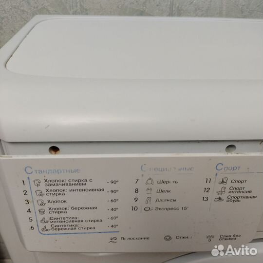 Узкая Indesit 4 кг 1000 об