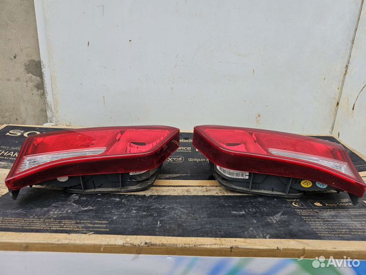 Kia rio 3 фонари задние в крышку багажника