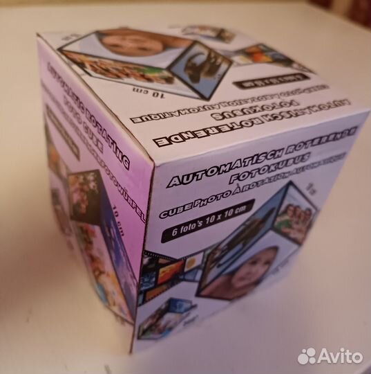 Фоторамка вращающаяся Куб