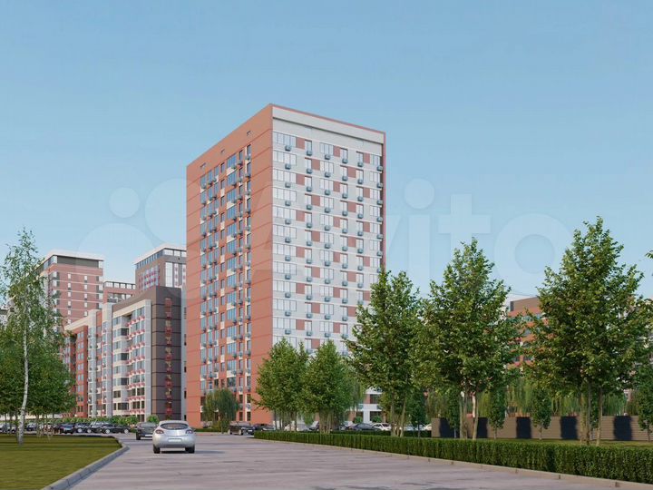 Квартира-студия, 26,9 м², 8/19 эт.