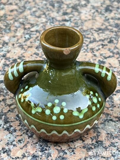 Миниатюрные глиняные сосуды кувшины раритет