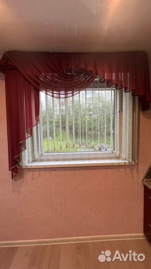 Штора с жалюзи для кухни