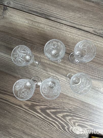Хрустальные рюмки СССР