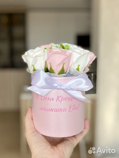 Букет из мыльных роз