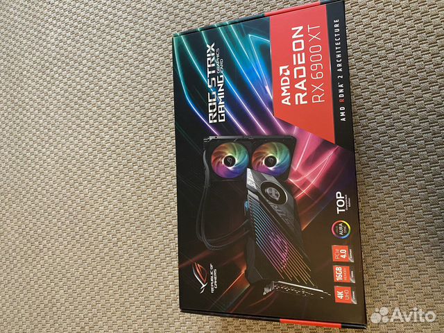Видеокарта Asus ROG Strix AMD radeon rx 6900 xt