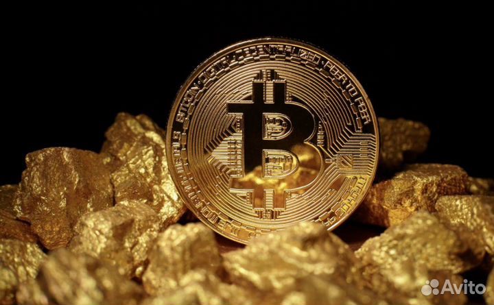 Bitcoin Биткоин Крупная монета)