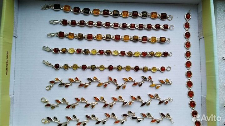 Янтарный браслет